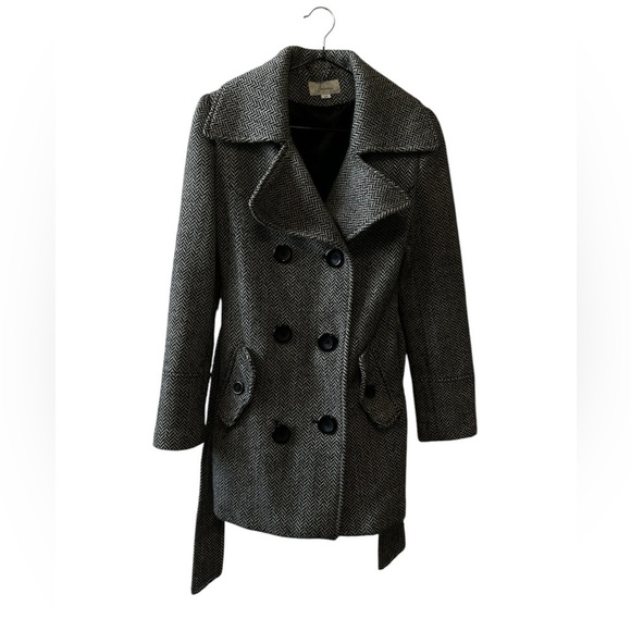 Seduction Women's Herringbone Double-Breasted Coat - Picture 1 of 4
